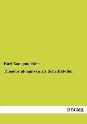 bokomslag Theodor Mommsen als Schriftsteller