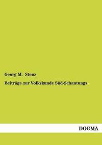 bokomslag Beitrage Zur Volkskunde Sud-Schantungs