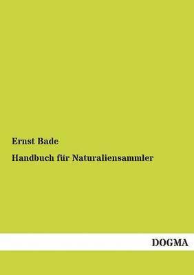 Handbuch Fur Naturaliensammler 1