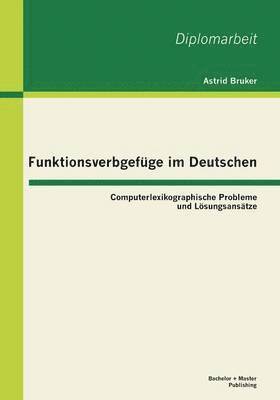 bokomslag Funktionsverbgefge im Deutschen