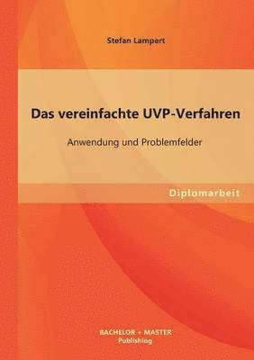 bokomslag Das vereinfachte UVP-Verfahren