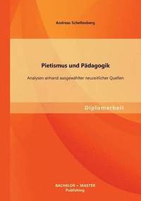 bokomslag Pietismus und Pädagogik