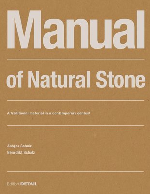 bokomslag Manual of Natural Stone