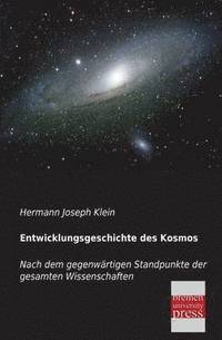 bokomslag Entwicklungsgeschichte Des Kosmos