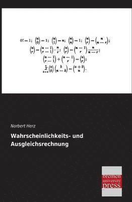 bokomslag Wahrscheinlichkeits- Und Ausgleichsrechnung