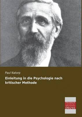 bokomslag Einleitung in Die Psychologie Nach Kritischer Methode