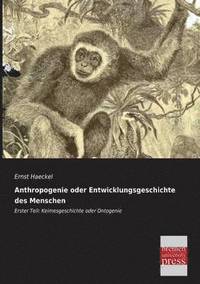 bokomslag Anthropogenie oder Entwicklungsgeschichte des Menschen