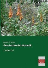 bokomslag Geschichte Der Botanik