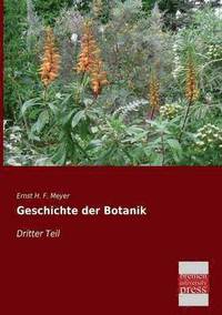 bokomslag Geschichte Der Botanik