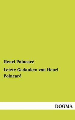 bokomslag Letzte Gedanken Von Henri Poincare