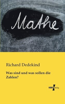 bokomslag Was sind und was sollen die Zahlen?