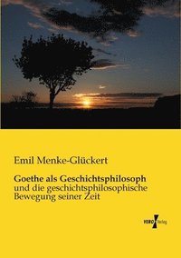 bokomslag Goethe als Geschichtsphilosoph