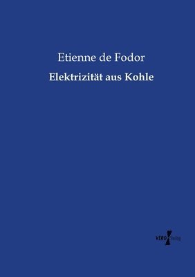 bokomslag Elektrizitt aus Kohle