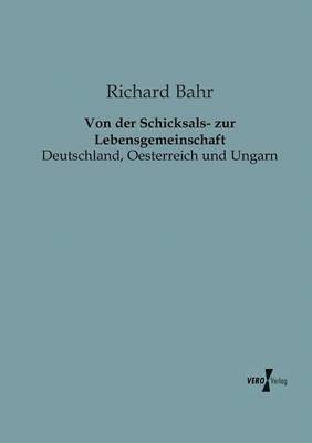 bokomslag Von der Schicksals- zur Lebensgemeinschaft