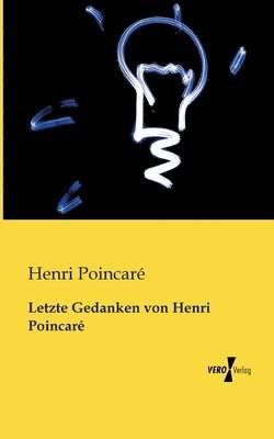 bokomslag Letzte Gedanken von Henri Poincaré