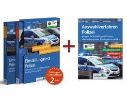 bokomslag Einstellungstest + Auswahlverfahren Polizei: Paket