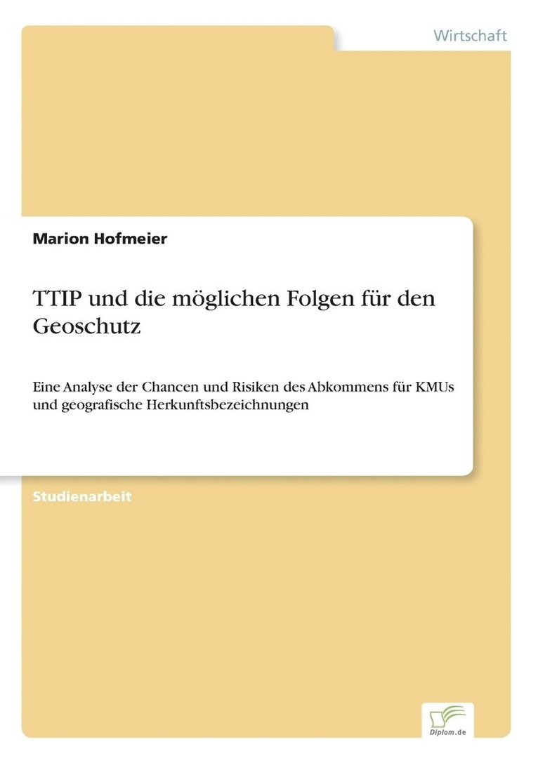 TTIP und die mglichen Folgen fr den Geoschutz 1