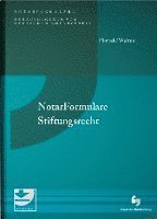 bokomslag NotarFormulare Stiftungsrecht