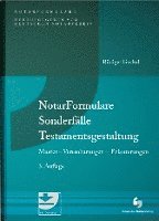 bokomslag NotarFormulare Sonderfälle Testamentsgestaltung