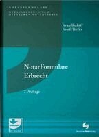 Walter Krug, Michael Rudolf, Ludwig Kroiß, Jan Bittler - NotarFormulare Erbrecht, Inbunden