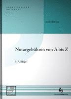 bokomslag Notargebühren von A-Z