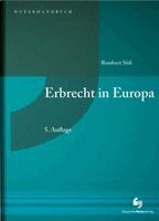 Rembert Süß - Erbrecht in Europa, Inbunden