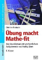 bokomslag Übung macht Mathe-fit 6. Klasse