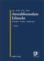 Walter Krug, Michael Rudolf, Ludwig Kroiß, Jan Bittler - Anwaltformulare Erbrecht, Inbunden