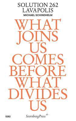 Michael Schindhelm, David Strauss - Solution 262 – Lavapolis, Häftad