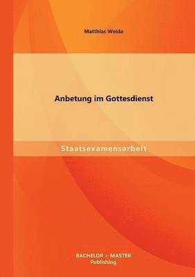 bokomslag Anbetung im Gottesdienst