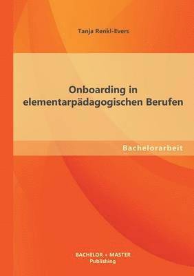 bokomslag Onboarding in elementarpdagogischen Berufen