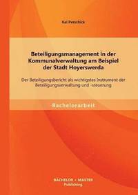 bokomslag Beteiligungsmanagement in der Kommunalverwaltung am Beispiel der Stadt Hoyerswerda