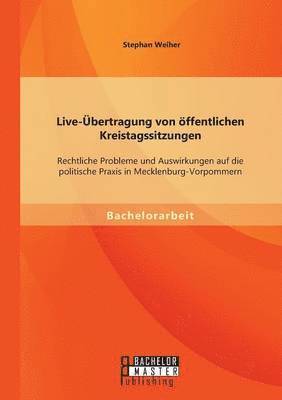 bokomslag Live-UEbertragung von oeffentlichen Kreistagssitzungen