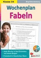 bokomslag Wochenplan Fabeln / Klasse 3-4