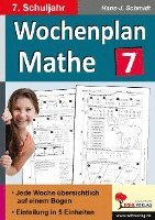 bokomslag Wochenplan Mathe / Klasse 7