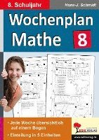 bokomslag Wochenplan Mathe / Klasse 8