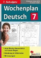 bokomslag Wochenplan Deutsch / 7. Schuljahr