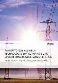 bokomslag Power-to-Gas als neue Technologie zur Aufnahme und Speicherung regenerativer Energie. Bedarf, Potenzial und der aktuelle Forschungsstand