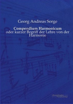 bokomslag Compendium Harmonicum
