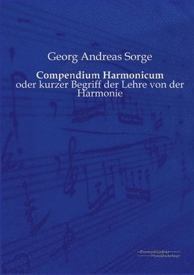 bokomslag Compendium Harmonicum