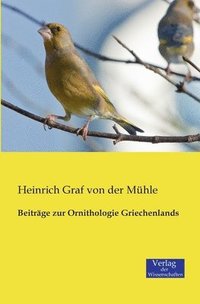 bokomslag Beitrge zur Ornithologie Griechenlands