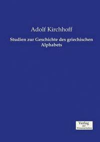 bokomslag Studien zur Geschichte des griechischen Alphabets