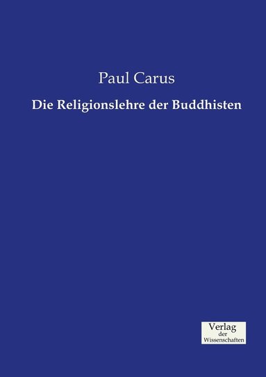 bokomslag Religionslehre der Buddhisten