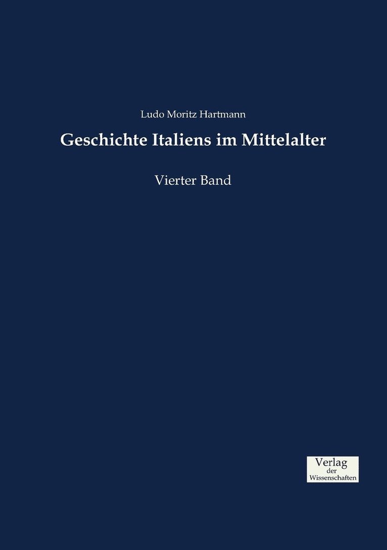 Geschichte Italiens im Mittelalter 1