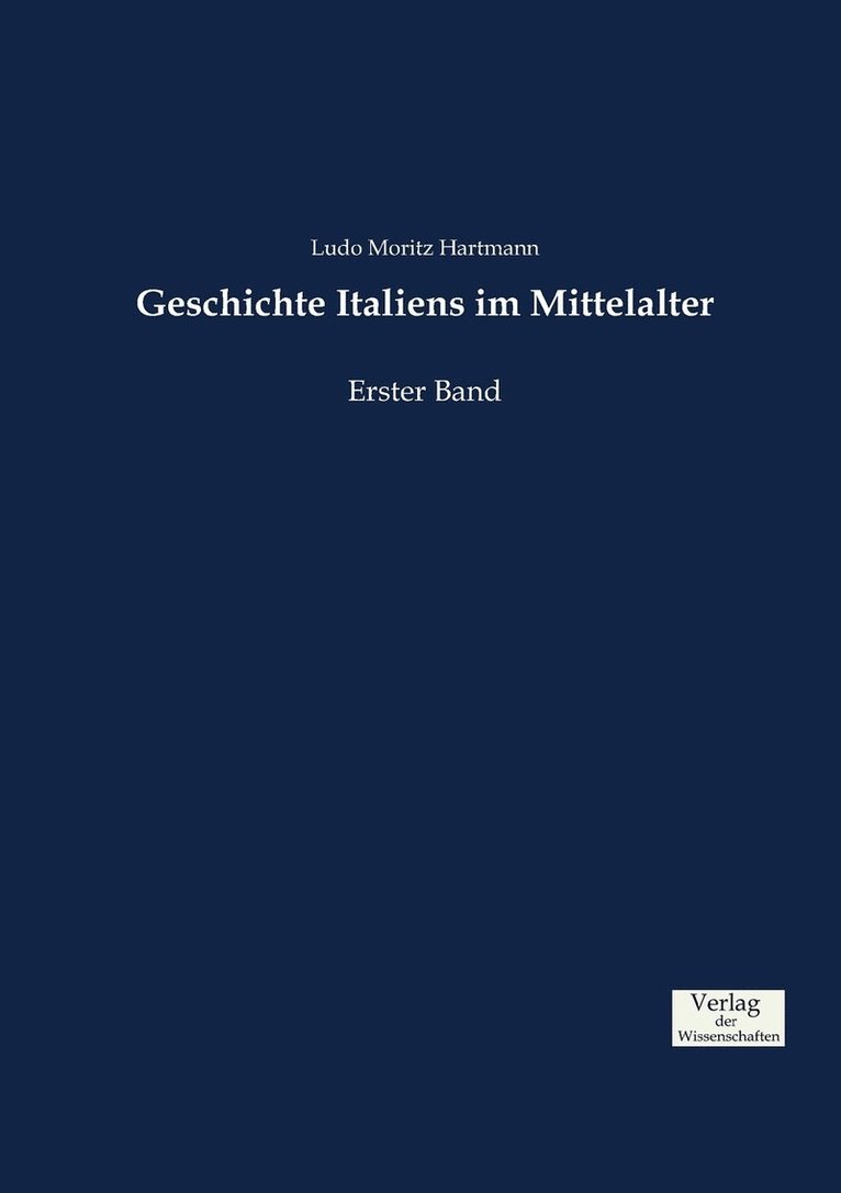 Geschichte Italiens im Mittelalter 1