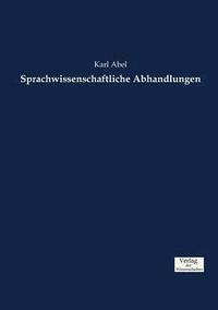 bokomslag Sprachwissenschaftliche Abhandlungen