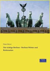 bokomslag richtige Berliner - Berliner Wörter und Redensarten