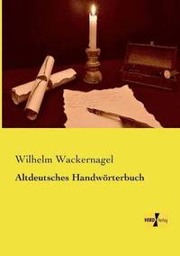bokomslag Altdeutsches Handwoerterbuch