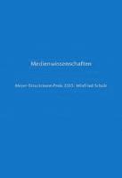 bokomslag Medienwissenschaften: Meyer-Struckmann-Preis 2015: Winfried Schulz