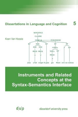 bokomslag Instruments and Related Concepts at the Syntax-Semantics Interface